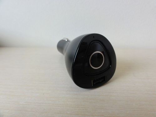 Ładowarka samochodowa + słuchawka bluetooth Devia Vortex Kolor - Biały na Arena.pl