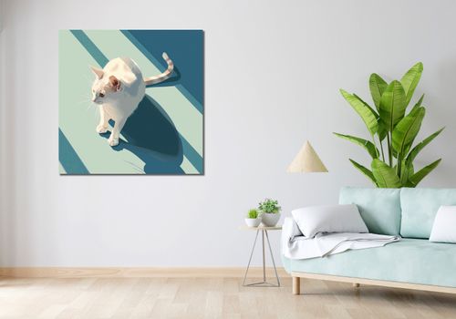 Obraz 100x100cm Kocia Persona na Arena.pl