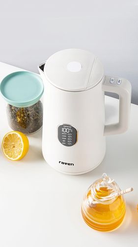 Biały Czajnik elektryczny RAVEN 1,5 W 1800 W na Arena.pl