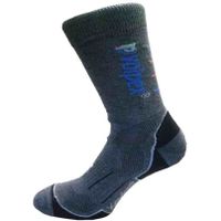 Skarpety robocze górskie bawełniane wzmacniane kevlar 39-42 szare