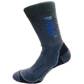 Skarpety robocze górskie bawełniane wzmacniane kevlar 39-42 szare