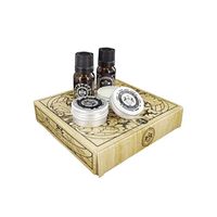 DEAR BARBER Mini Grooming Collection Mini Zestaw do pielęgnacji brody Balsam + Olejek + Wosk + Woda toaletowa