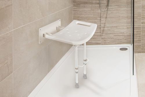 Krzesełko pod prysznic Sophia mocowane do ściany na Arena.pl