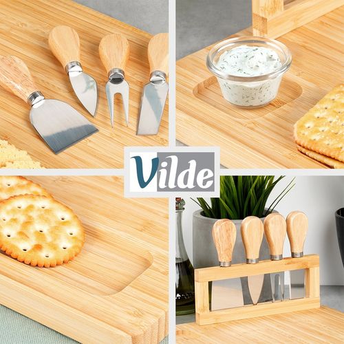 Deska do Serów Sera Wędlin Przekąsek Przystawek + Noże Zestaw Prezentowy na Arena.pl