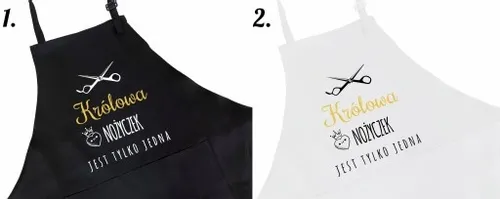 FARTUCH FARTUSZEK DLA STYLISTKI FRYZJERKI MANICURZYSTKI NA PREZENT na Arena.pl