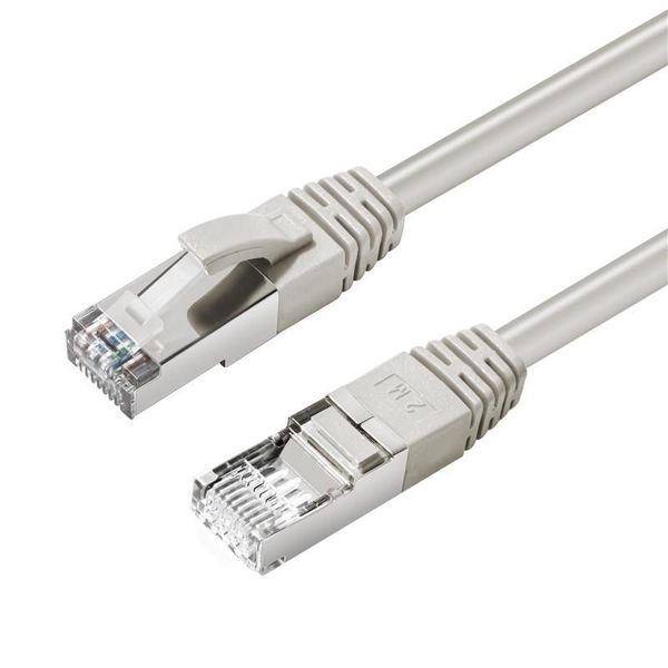 MicroConnect CAT6A S/FTP 1m Grey LSZH zdjęcie 1