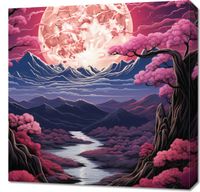 Obraz 60x60cm Różowa Kraina Marzeń