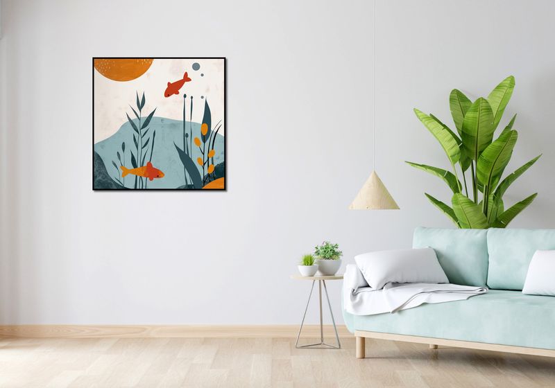 Plakat 80x80cm Podwodny Świat zdjęcie 4