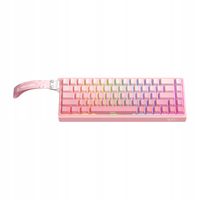 ONIKUMA G69 Klawiatura Mechaniczna Magnetyczne Przełączniki RGB Różowa