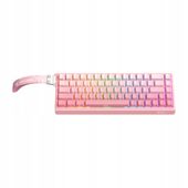 ONIKUMA G69 Klawiatura Mechaniczna Magnetyczne Przełączniki RGB Różowa