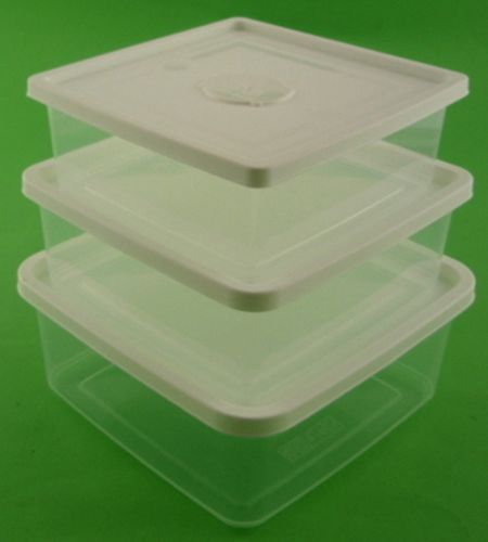 ZESTAW KOMPLET 3 POJEMNIKÓW DO ŻYWNOŚCI na Arena.pl