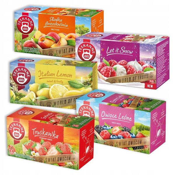 TEEKANNE Zestaw herbat owocowych 5 smaków zdjęcie 1