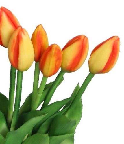 TULIPANY BUKIET TULIPANÓW GUMOWANE GUMOWE SILIKONOWE JAK ŻYWE 7SZT na Arena.pl