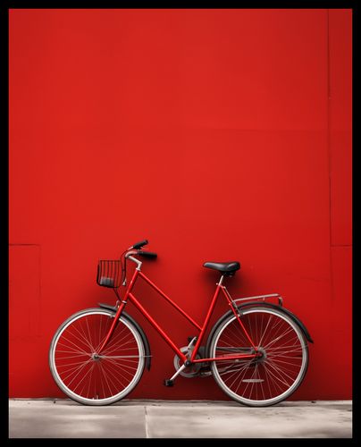 Plakat 40x50cm Czerwony Rower na Arena.pl