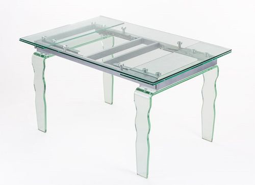 Stół szklany VENDOME CLEAR 140/200 na Arena.pl