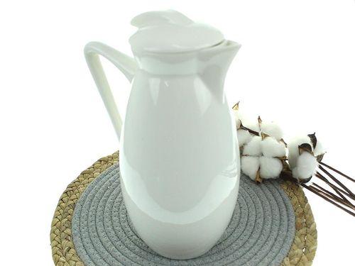 dzbanek, dzbanuszek ceramiczny z przykryciem 22 cm 1300 ml CN-20167 na Arena.pl