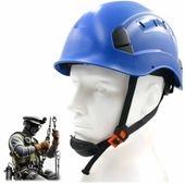 Kask Roboczy Wysokościowy Z Paskiem Regulacja Wentylacja Thor Blue St03