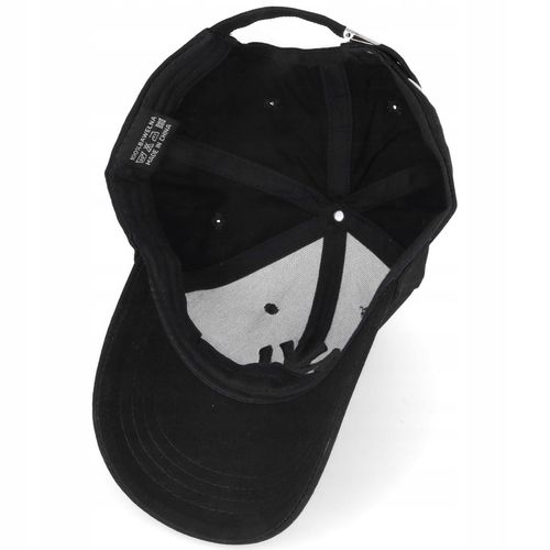 Czapka z daszkiem bejsbolówka męska damska czarna na Arena.pl