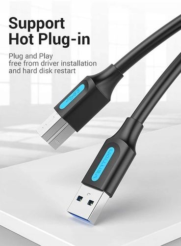 Vention Kabel USB 3.0 A-B AM-BM Super Speed 5 Gb/s HDD Hub 3m na Arena.pl