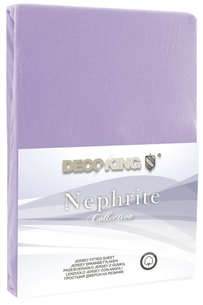 Prześcieradło DecoKing NEPHRITE VIO 220-240+30 zdjęcie 1