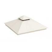 DACH DO PAWILONU 3X3 BEŻOWY POLIESTER ODPORNY NA UV I DESZCZ