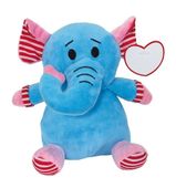 Pluszowy słonik, BEN, niebieski/różowy