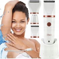 GOLARKA DAMSKA DEPILATOR DO CIAŁA BIKINI NÓG PACH WODOODPORNA USB 3W1