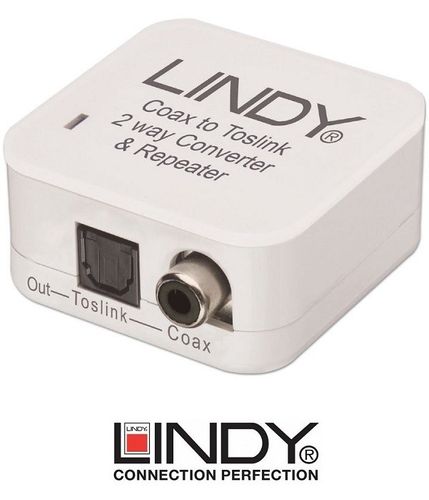 Konwerter SPDIF - Toslink LINDY 70411 na Arena.pl