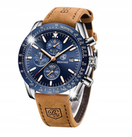ZEGAREK MĘSKI BENYAR KLASYCZNY ELEGANCKI CHRONOGRAF DATOWNIK + PUDEŁKO