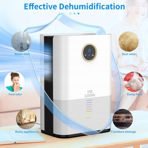 Elektryczny OSUSZACZ powietrza IAB H3-S 720 W 0,5 l/24h USUWA WILGOĆ na Arena.pl