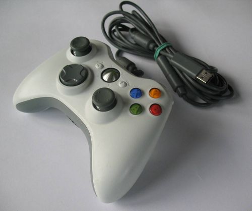 BIAŁY PRZEWODOWY PAD XBOX 360 PC ORYG. MICROSOFT na Arena.pl