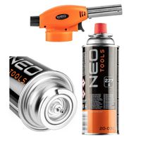 NEO Palnik gazowy lutlampa lutownica PIEZO + gaz