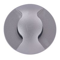 Ścienna lampa elewacyjna Basilio PL-741-2E Italux LED 3W 3000K IP65 srebrna
