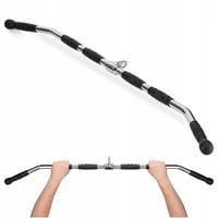 DRĄŻEK ŁAMANY DŁUGI UCHWYT DO WYCIĄGU ATLASU ZAKRZYWIONY ĆWICZEŃ