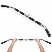 DRĄŻEK ŁAMANY DŁUGI UCHWYT DO WYCIĄGU ATLASU ZAKRZYWIONY ĆWICZEŃ