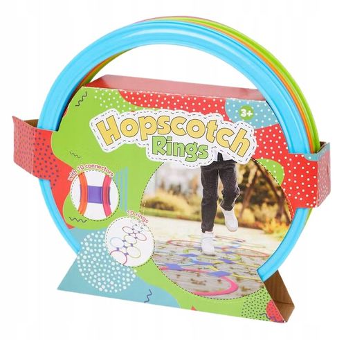 GRA DO SKAKANIA W KLASY PIERSCIENIE OBRĘCZE 10 EL. KOLOROWE KOŁA I ŁĄCZNIKI na Arena.pl