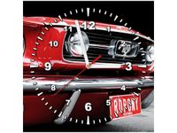 30X30CM ZEGAR RED MUSTANG Y OBRAZ DREWNO