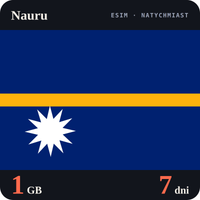 Karta eSIM Internet Nauru 1 GB na 7 dni - bez rejestracji