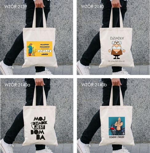 Eko Torba z nadrukiem PREZENT dla babci BABCIU na Arena.pl