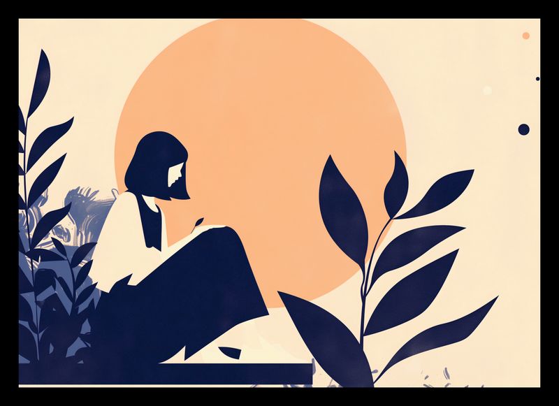 Plakat 29,7x21cm Kontemplacja zdjęcie 2