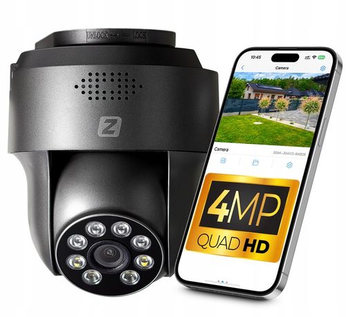 ZEWNĘTRZNA KAMERA OBROTOWA IP IKPW430CMV2 4MPx 4MP WiFi 4xZOOM SZARA na Arena.pl