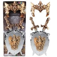 ND24_24289 Zestaw Rycerski Tarcza Dwa Miecze Mask
