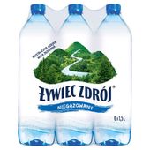 Żywiec Zdrój Niegazowany Woda źródlana 1,5 l x 6 sztuk