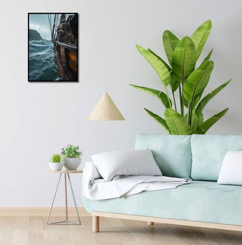 Plakat 40x55cm Statek na Falach na Arena.pl