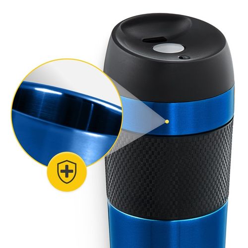 KUBEK TERMICZNY TERMOS NA KAWĘ HERBATĘ GORĄCY NAPÓJ SZCZELNY PODRÓŻNY 450ML na Arena.pl