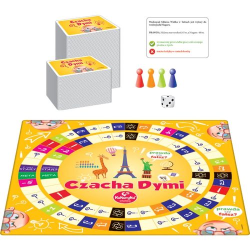 Czacha Dymi Gra Planszowa Dla Dzieci Rodzinna 8+ Kukuryku 62134 na Arena.pl