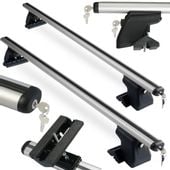 Uniwersalny bagażnik bazowy na punkty montażowe AMOS C-15 PLUS Belki Aluminiowe 165cm