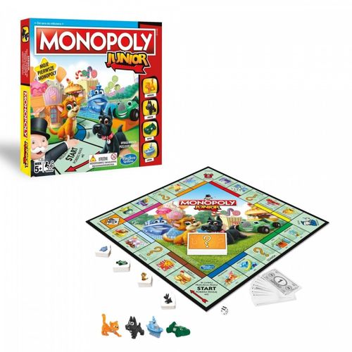 Hasbro Gra Monopoly Junior na Arena.pl
