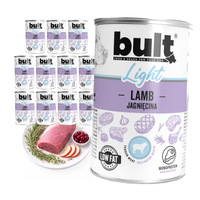 BULT LIGHT mokra karma dla psa Jagnięcina puszka 12x400g