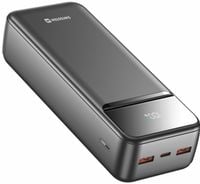 Kompaktowy LED Powerbank SWISSTEN 30000 mAh 22,5W Power bank USB-C USB-A